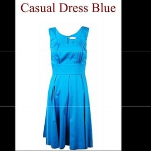Calvin Klein Pleated Sleeveless Casual Dress- NWT
